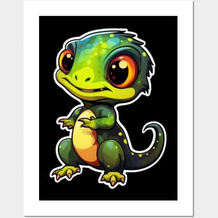 Cute Iguana - Iguana Mom Funny Iguanas Posters and Art